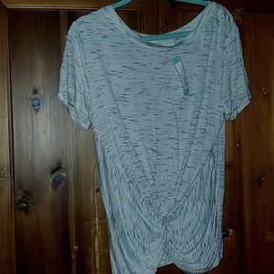 Kaileigh white with black shirt